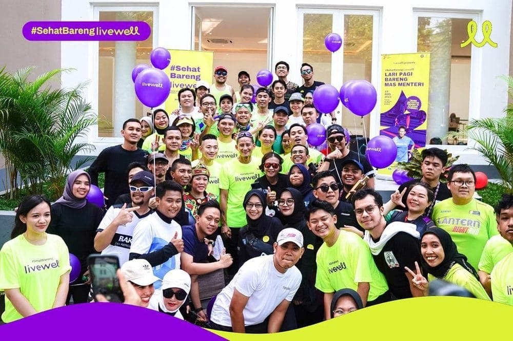 Kegiatan wellness bersama karyawan