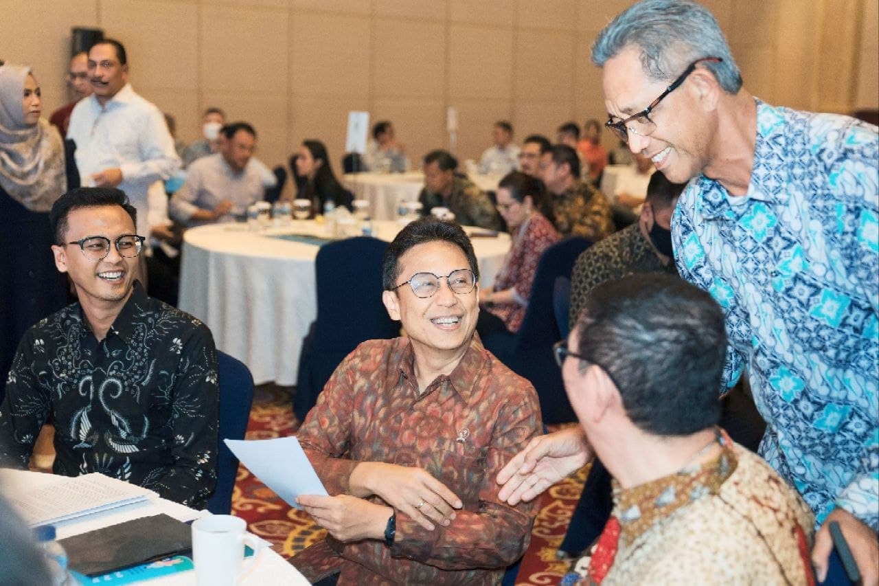 Diskusi para tamu undangan di sela acara peluncuran White Paper Plebo 2023