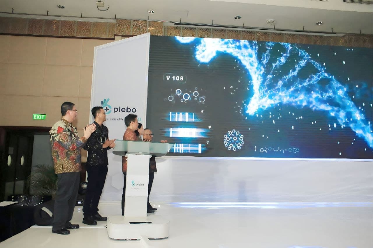 Prosesi peluncuran White Paper Plebo 2023 di atas panggung